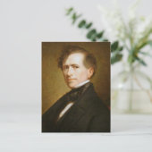 Präsident Franklin Pierce Postkarte (Stehend Vorderseite)