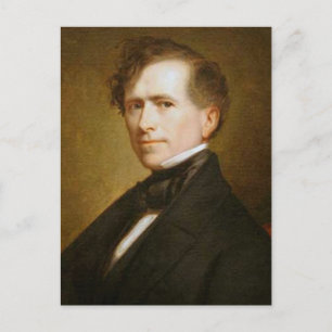 Präsident Franklin Pierce Postkarte