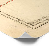 Präsident Frankreichs Poster (Ecke)