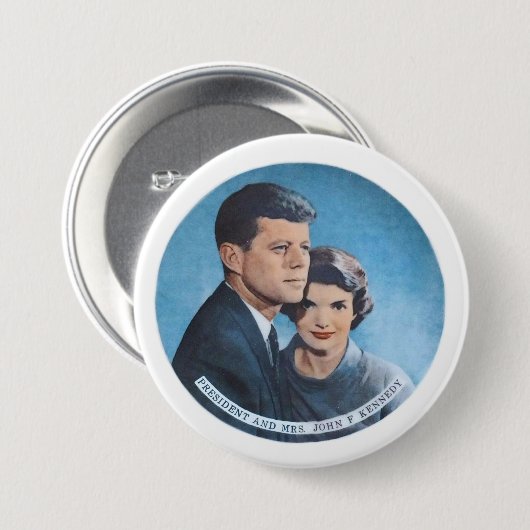 Präsident & Frau John F. Kennedy Button (Vorne & Hinten)