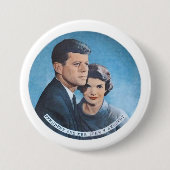 Präsident & Frau John F. Kennedy Button (Vorderseite)
