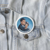 Präsident & Frau John F. Kennedy Button (Beispiel)