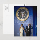 Präsident & Frau Obama Postkarte (Vorne/Hinten)