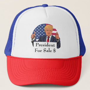 Präsident für Verkauf Trucker Hat Truckerkappe