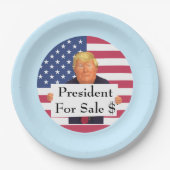 Präsident für Verkaufspapierplatte Pappteller (Vorderseite)