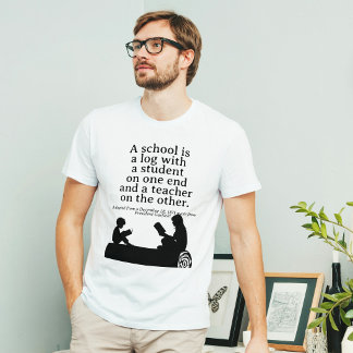 Präsident Garfield Classical Homeschooling Zitat T-Shirt