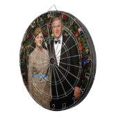 Präsident George Bush, Laura Christmas White House Dartscheibe (Vorderseite rechts)