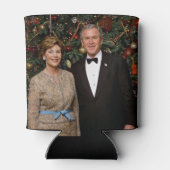 Präsident George Bush, Laura Christmas White House Dosenkühler (Rückseite)
