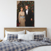 Präsident George Bush, Laura Christmas White House Leinwanddruck (Insitu (Schlafzimmer))