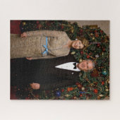 Präsident George Bush, Laura Christmas White House Puzzle (Horizontal)