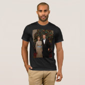 Präsident George Bush, Laura Christmas White House T-Shirt (Vorne ganz)