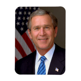 Präsident George W Bush Offiziell Portrait Magnet