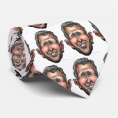 Präsident George W Bush Tie Krawatte (Gerollt)