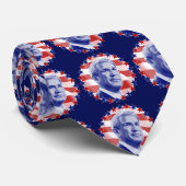 Präsident George W. Bush US Flagge Krawatte (Gerollt)