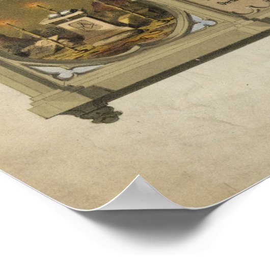 Präsident George Washington als Freizeit Poster (Ecke)