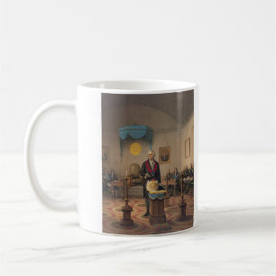Präsident George Washington als Vorlagenmaurer Kaffeetasse