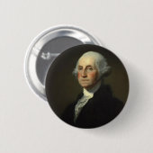 Präsident George Washington Button (Vorne & Hinten)