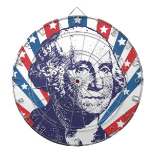 Präsident George Washington Dartscheibe