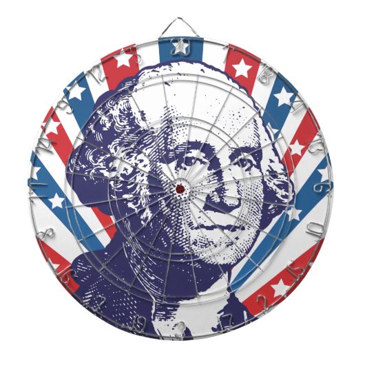 Präsident George Washington Dartscheibe (vorne)