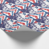 Präsident George Washington Geschenkpapier (Ecke)