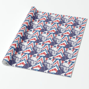 Präsident George Washington Geschenkpapier