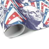 Präsident George Washington Geschenkpapier (Rolleneckpunkt)