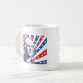Präsident George Washington Kaffeetasse (Vorderseite Links)
