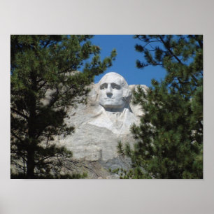 Präsident George Washington, Mount Rushmore Poster