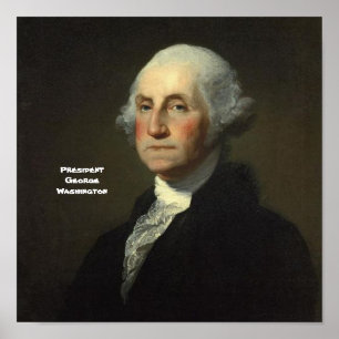 Präsident George Washington Poster
