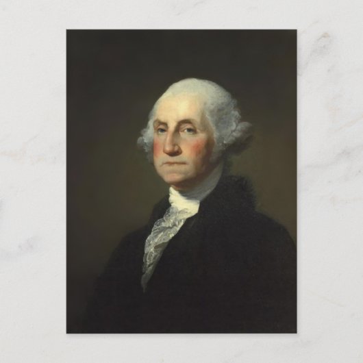 Präsident George Washington Postkarte (Vorderseite)
