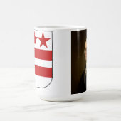 Präsident George Washington & Wappen Kaffeetasse (Mittel)