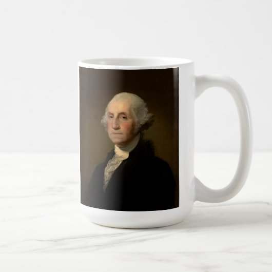Präsident George Washington & Wappen Kaffeetasse (Rechts)