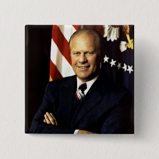 Präsident Gerald Ford Portrait Button (Vorderseite)