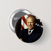 Präsident Gerald Ford Portrait Button (Vorne & Hinten)