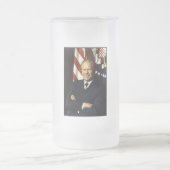Präsident Gerald Ford Portrait Mattiert Glass Beer Mattglas Bierglas (Mittel)