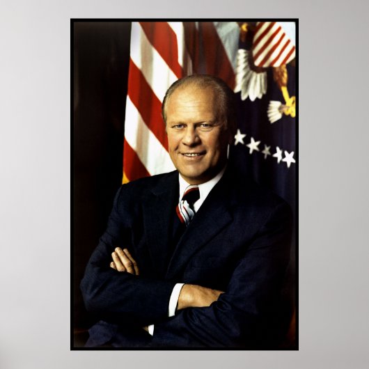 Präsident Gerald Ford Portrait Poster (Vorne)