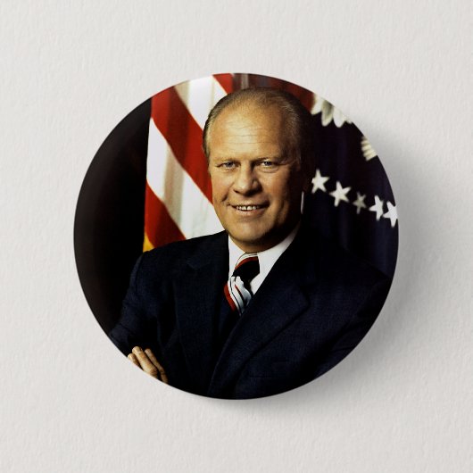 Präsident Gerald Ford Porträt Button (Vorderseite)