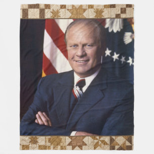Präsident Gerald Ford Quiltdecke Fleecedecke