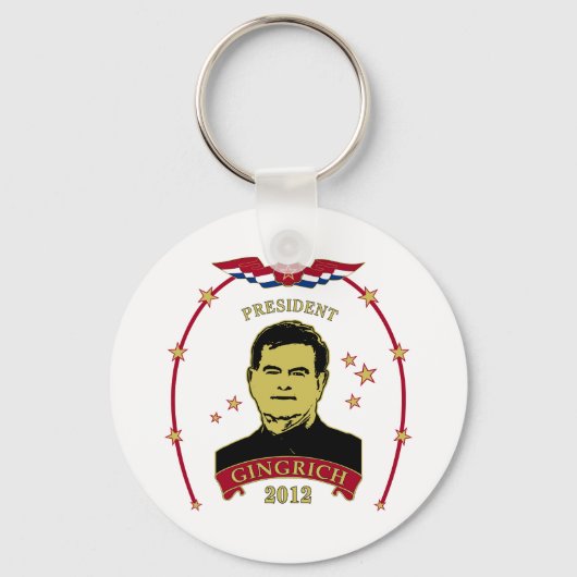 Präsident Gingrich 2012 Schlüsselanhänger (Vorderseite)