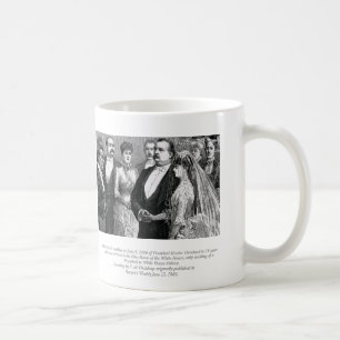 Präsident Grover Cleveland Hochzeitstasse Kaffeetasse