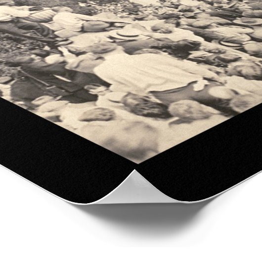 Präsident Harding Beerdigung Foto 1923 Poster (Ecke)