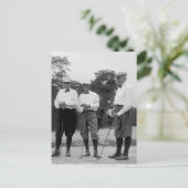 Präsident Harding Golf Foursome, 1920s Postkarte (Stehend Vorderseite)