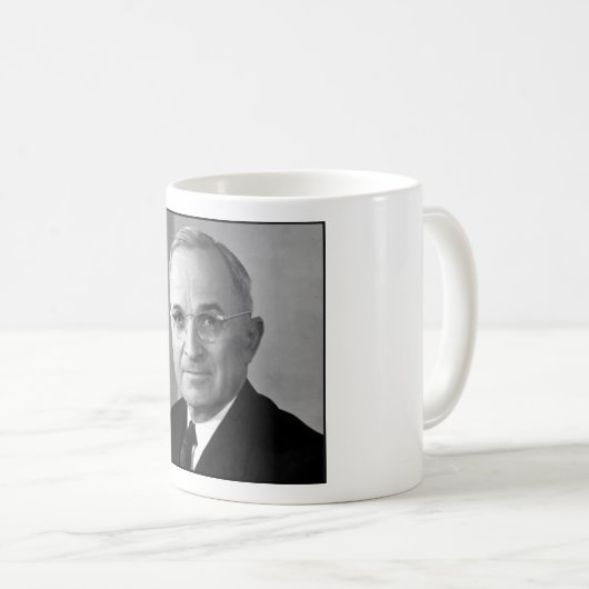 Präsident Harry S. Truman Kaffeetasse (VorderseiteRechts)