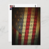 Präsident Harry S. Truman zitiert Postkarte (Vorne/Hinten)