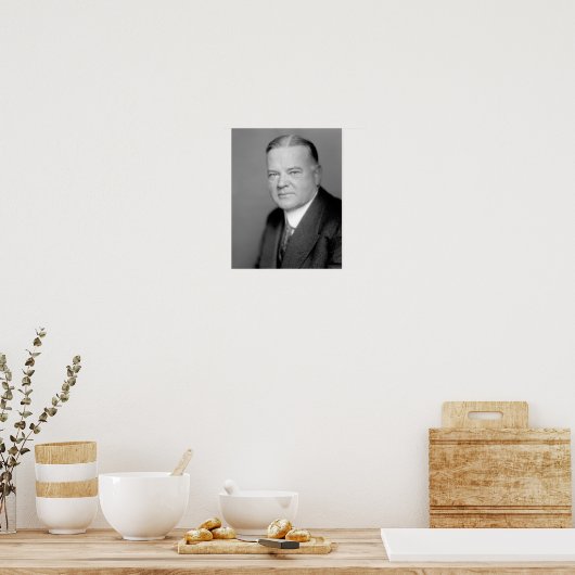 Präsident Herbert Hoover Portrait Poster (Küche)