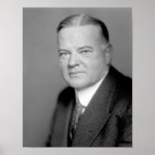 Präsident Herbert Hoover Portrait Poster (Vorne)