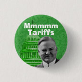 Präsident Herbert Hoover Tarife Button (Vorderseite)
