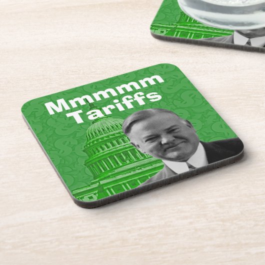 Präsident Herbert Hoover Tarife Getränkeuntersetzer (Linke Seite)
