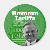 Präsident Herbert Hoover Tarife Magnet (Vorne)