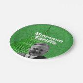 Präsident Herbert Hoover Tarife Pappteller (Schrägansicht)